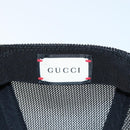 GUCCI GG Supreme Web Sherry Line Cap PVC L Beige Red Green 426887 Auth 171533-17