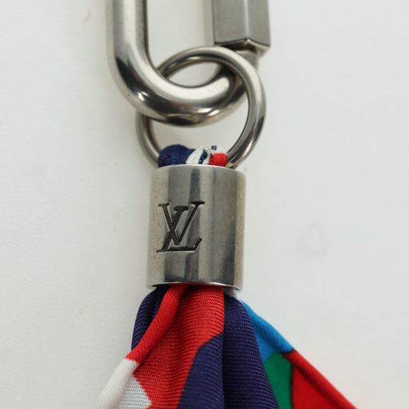 LOUIS VUITTON Bijoux Sac Flags Charm Silk Multicolor MP2485 LV Auth 171534SAM