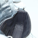 FENDI Zucca Canvas Chain Shoulder Pouch Nano Bucket Bag Silver Auth 171535M-23