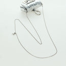 FENDI Zucca Canvas Chain Shoulder Pouch Nano Bucket Bag Silver Auth 171535M-8