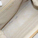 CHANEL Matelasse Chain Shoulder Bag Lamb Skin Beige Gold CC Auth 171543-9