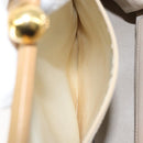 CHANEL Matelasse Chain Shoulder Bag Lamb Skin Beige Gold CC Auth 171543-24