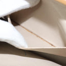 CHANEL Matelasse Chain Shoulder Bag Lamb Skin Beige Gold CC Auth 171543-25