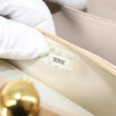 CHANEL Matelasse Chain Shoulder Bag Lamb Skin Beige Gold CC Auth 171543-11