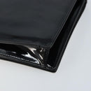 CHANEL Mademoiselle Clutch Bag Patent leather Silver Multicolor CC Auth 171544V-15