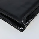 CHANEL Mademoiselle Clutch Bag Patent leather Silver Multicolor CC Auth 171544V-16