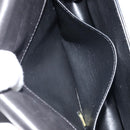 CHANEL Mademoiselle Clutch Bag Patent leather Silver Multicolor CC Auth 171544V-20