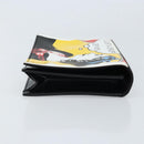 CHANEL Mademoiselle Clutch Bag Patent leather Silver Multicolor CC Auth 171544V-3