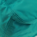 PRADA Shoulder Bag Nylon Turquoise Blue Gold Auth 171551A-18