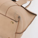 Salvatore Ferragamo Gancini Shoulder Bag Leather Pink Gold Auth 171552-11