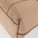 Salvatore Ferragamo Gancini Shoulder Bag Leather Pink Gold Auth 171552-13