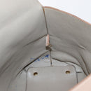 Salvatore Ferragamo Gancini Shoulder Bag Leather Pink Gold Auth 171552-19
