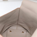 Salvatore Ferragamo Gancini Shoulder Bag Leather Pink Gold Auth 171552-21