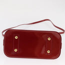 LOUIS VUITTON Vernis Rayure Alma BB Bag 2way Pomme D'amour M91593 LV Auth 171554A-5