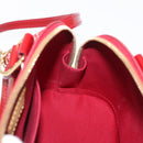 LOUIS VUITTON Vernis Rayure Alma BB Bag 2way Pomme D'amour M91593 LV Auth 171554A-21