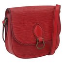 LOUIS VUITTON Epi Saint Cloud PM Shoulder Bag Red M52217 LV Auth 171556-1
