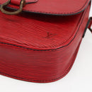 LOUIS VUITTON Epi Saint Cloud PM Shoulder Bag Red M52217 LV Auth 171556-14