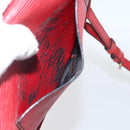 LOUIS VUITTON Epi Saint Cloud PM Shoulder Bag Red M52217 LV Auth 171556-11