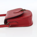 LOUIS VUITTON Epi Saint Cloud PM Shoulder Bag Red M52217 LV Auth 171556-3