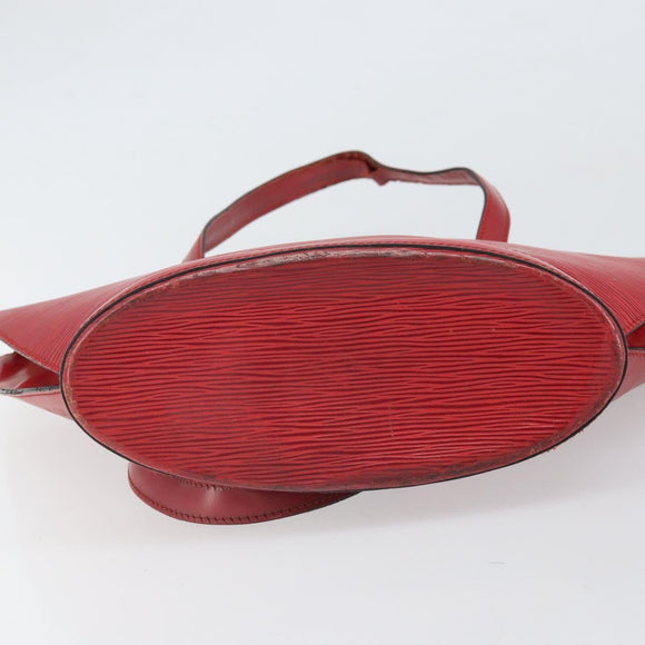 LOUIS VUITTON Epi Saint Jacques Shoulder Bag Red M52277 LV Auth 171557