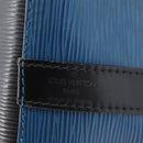 LOUIS VUITTON Epi Petit Noe Shoulder Bag Bicolor Black Blue M44152 Auth 171558-17