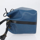 LOUIS VUITTON Epi Petit Noe Shoulder Bag Bicolor Black Blue M44152 Auth 171558-5