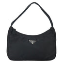 PRADA Hand pouch Pouch Nylon Black Auth 171559A-13