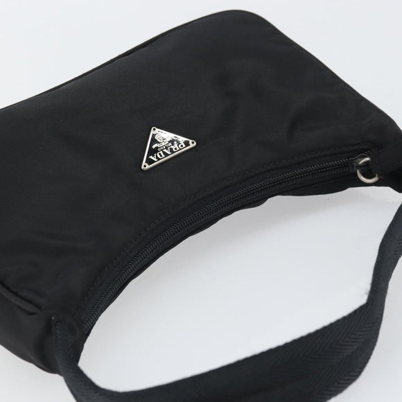 PRADA Hand pouch Pouch Nylon Black Auth 171559A