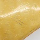 LOUIS VUITTON Monogram Vernis Houston Hand Bag Beige M91004 LV Auth 171560-8