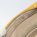 LOUIS VUITTON Monogram Vernis Houston Hand Bag Beige M91004 LV Auth 171560-10