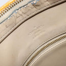 LOUIS VUITTON Monogram Vernis Houston Hand Bag Beige M91004 LV Auth 171560-21