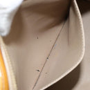 LOUIS VUITTON Monogram Vernis Houston Hand Bag Beige M91004 LV Auth 171560-26