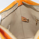 LOUIS VUITTON Monogram Vernis Houston Hand Bag Beige M91004 LV Auth 171561-22