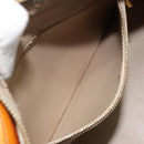 LOUIS VUITTON Monogram Vernis Houston Hand Bag Beige M91004 LV Auth 171561-24