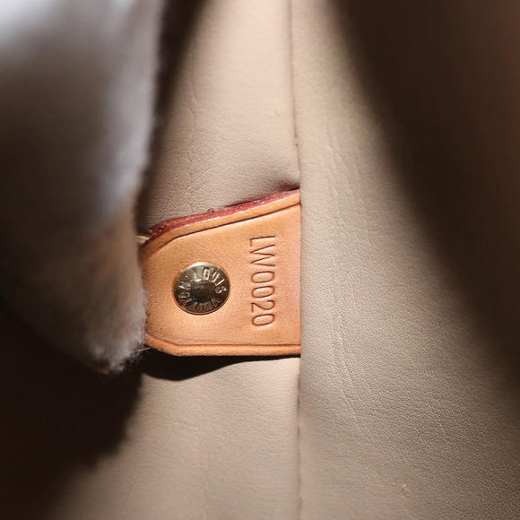 LOUIS VUITTON Monogram Vernis Houston Hand Bag Beige M91004 LV Auth 171561