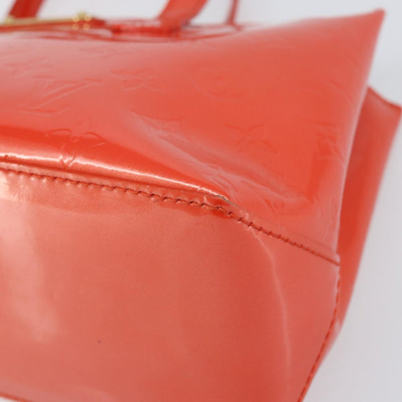 LOUIS VUITTON Monogram Vernis Wilshire PM Tasche Orenge Sunset M93644 Auth 171567