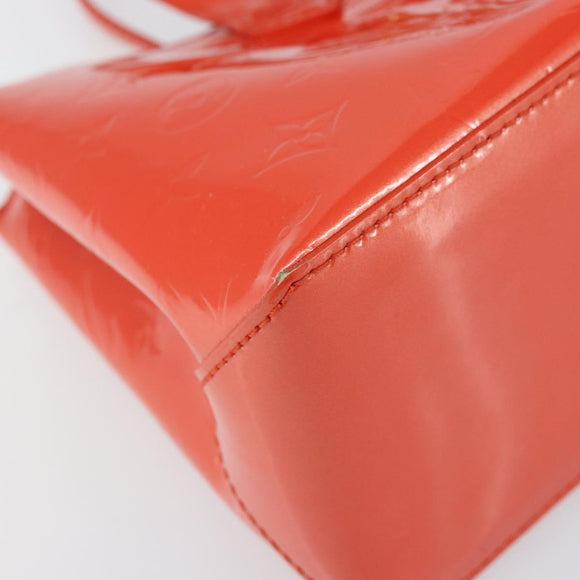 LOUIS VUITTON Monogram Vernis Wilshire PM Tasche Orenge Sunset M93644 Auth 171567