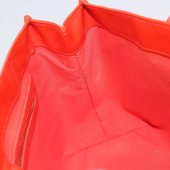 LOUIS VUITTON Monogram Vernis Wilshire PM Tasche Orenge Sunset M93644 Auth 171567