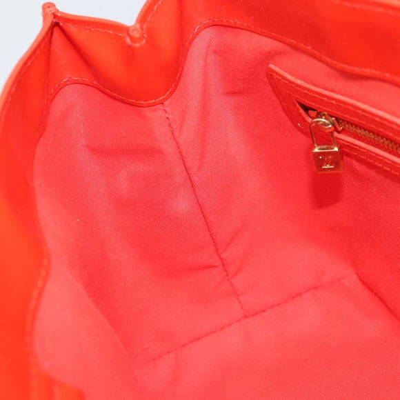 LOUIS VUITTON Monogram Vernis Wilshire PM Tasche Orenge Sunset M93644 Auth 171567