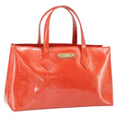 LOUIS VUITTON Monogram Vernis Wilshire PM Tasche Orenge Sunset M93644 Auth 171567-1