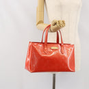LOUIS VUITTON Monogram Vernis Wilshire PM Tasche Orenge Sunset M93644 Auth 171567-22