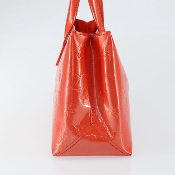 LOUIS VUITTON Monogram Vernis Wilshire PM Tasche Orenge Sunset M93644 Auth 171567