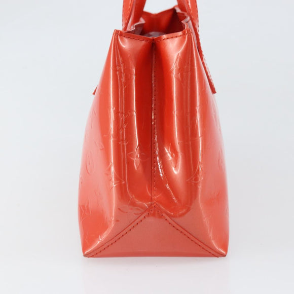 LOUIS VUITTON Monogram Vernis Wilshire PM Tasche Orenge Sunset M93644 Auth 171567