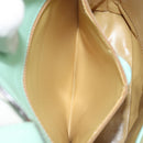 CELINE Circle Hand Bag Leather Green Silver Auth 171568-21