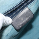 GUCCI GG Supreme Sherry Line Boston Bag PVC Navy Gold 010 47 301 Auth 171571-20