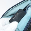 GUCCI GG Supreme Sherry Line Boston Bag PVC Navy Gold 010 47 301 Auth 171571-12