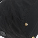 PRADA Chain Hand Bag Nylon Black Gold Auth 171579-16