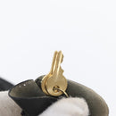 PRADA Chain Hand Bag Nylon Black Gold Auth 171579-9