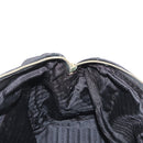 PRADA Chain Hand Bag Nylon Black Gold Auth 171579-21