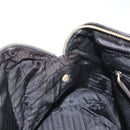 PRADA Chain Hand Bag Nylon Black Gold Auth 171579-22